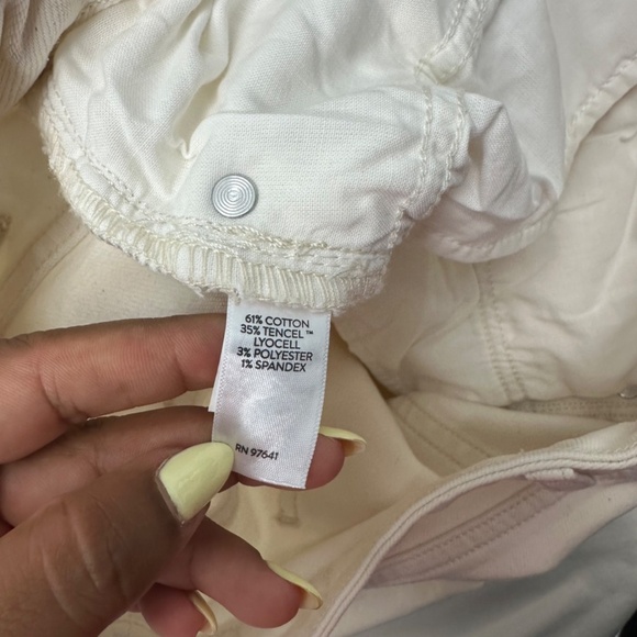 J.Jill Cream High-rise Straight-Leg  Jeans S:10– Minimalist Everyday Essential - Picture 6 of 10